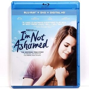 Pure Flix I'm Not Ashamed Blu-ray DVD Combo Rachel Joy Scott EXC